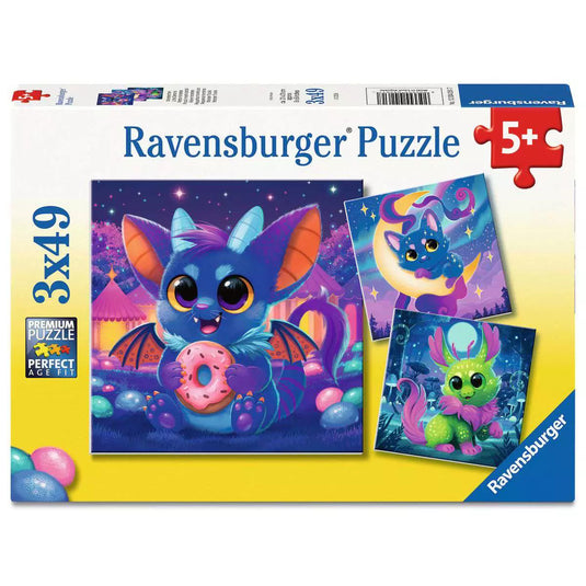 Little Demons 3x 49 Piece Jigsaw Puzzle by Ravensburger