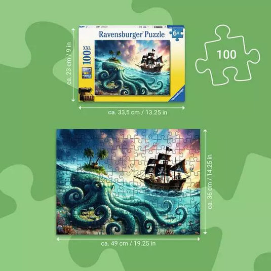Pirate Treasure 100 Piece Jigsaw Puzzle by Ravensburger