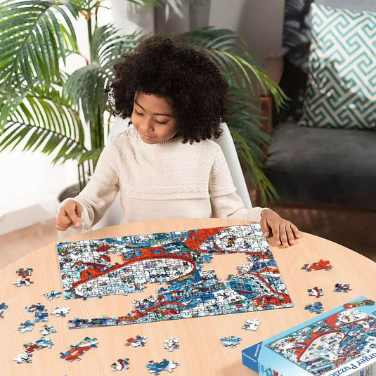 Winter Sports Stadium XXL 200 Piece Jigsaw Puzzle by Ravensburger