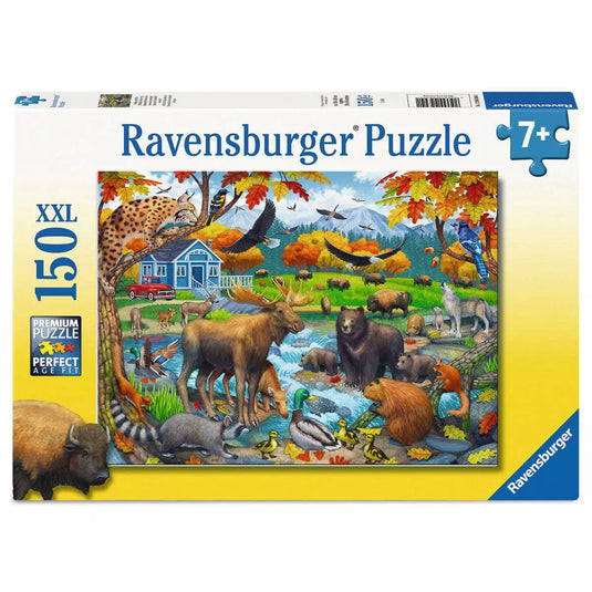 Wildlife Gathering 150 Piece Jigsaw Puzzle by Ravensburger