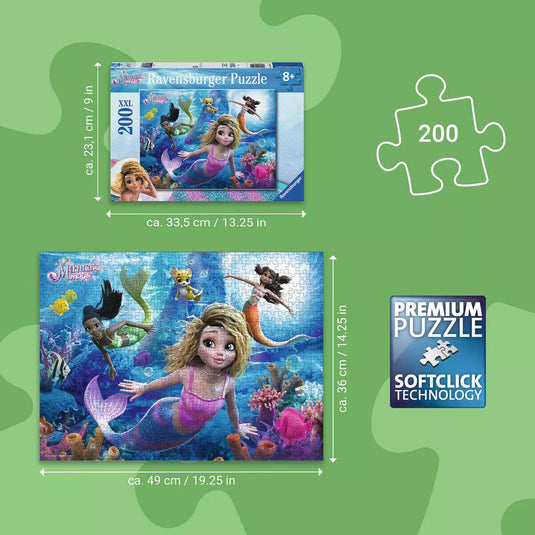 Mermaid Magic 200 Piece Jigsaw Puzzle by Ravensburger
