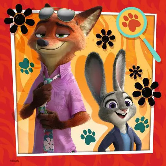 Zootopia 2 3x49 Piece Jigsaw Puzzle by Ravensburger