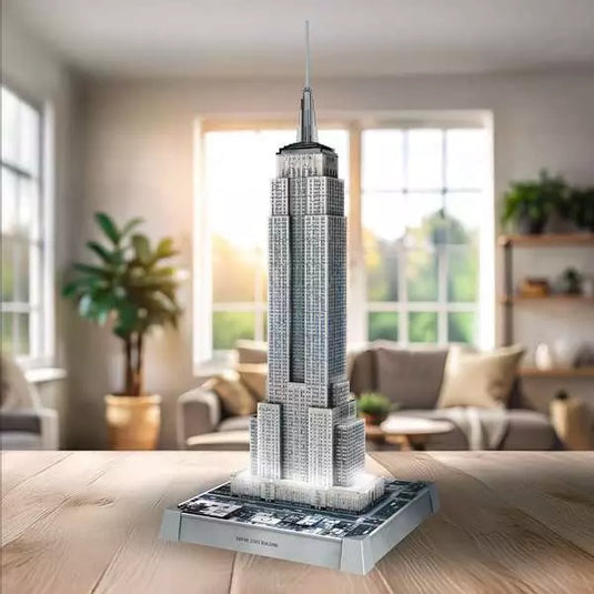 Iconics 3D Empire State Building Night Ed. 216 Piece 3D Jigsaw Puzzle by Ravensburger