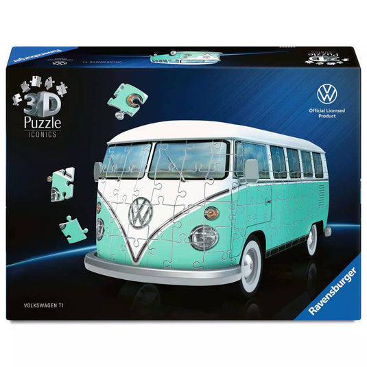 Iconics 3D Volkswagen Bus 162 Piece Jigsaw Puzzle by Ravensburger
