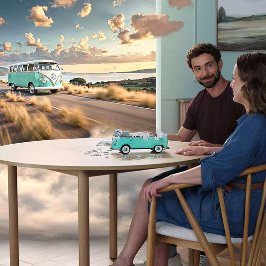 Iconics 3D Volkswagen Bus 162 Piece Jigsaw Puzzle by Ravensburger
