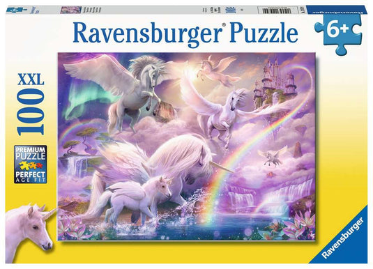 Pegasus Unicorns 100 Piece Jigsaw Puzzle by Ravensburger - 2