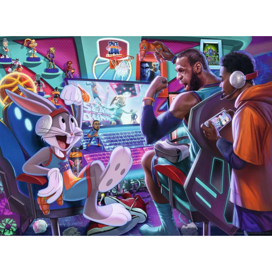 Space Jam Gamestation 300 Piece Jigsaw Puzzle by Ravensburger - 2