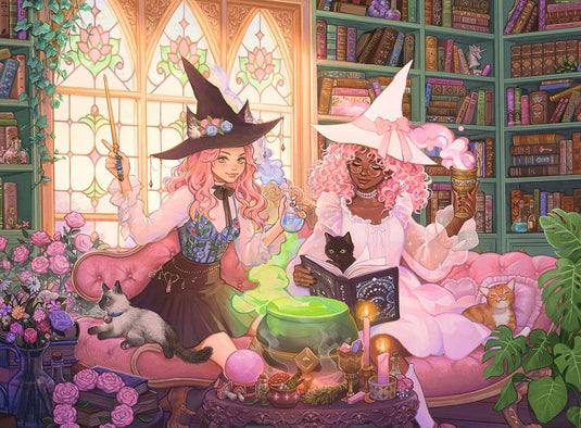 Enchanting Library 200 Piece Jigsaw Puzzle by Ravensburger - 2