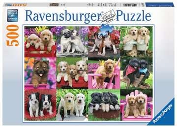 Puppy Pals 500 Piece Jigsaw Puzzle by Ravensburger