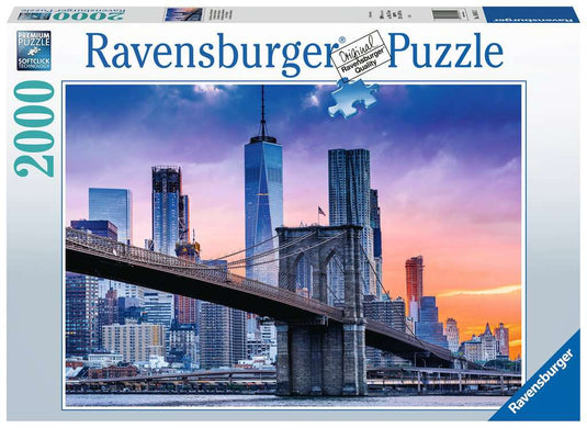 New York Skyline 2000 Piece Jigsaw Puzzle by Ravensburger - 2