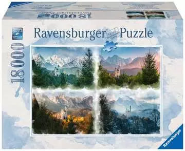 Neuschwanstein Seasons 18000 Piece Jigsaw Puzzle by Ravensburger - 1