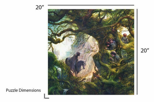 Black Rider - Lord of the Rings 500 Piece Jigsaw Puzzle by Springbok