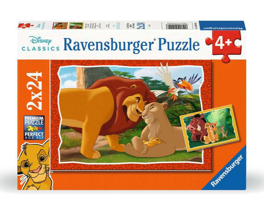 The Lion King 2x24 Piece Jigsaw Puzzles by Ravensburger