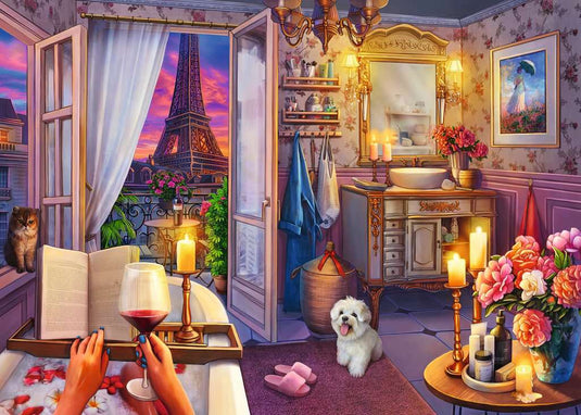 Cozy Bathroom 500 Piece Large Format by Ravensburger - 2
