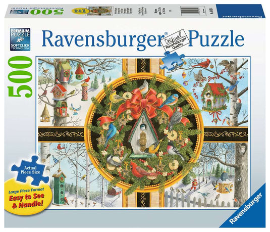 Christmas Songbirds 500 piece LF Jigsaw Puzzle by Ravensburger