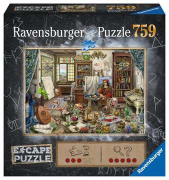 Escape Puzzle: The Artist's Studio 759 Piece Jigsaw Puzzle