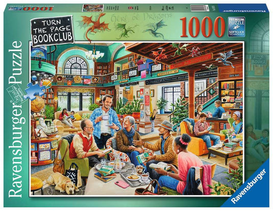 Turn the Page Bookclub 1000 Piece Jigsaw Puzzle by Ravensburger - 1