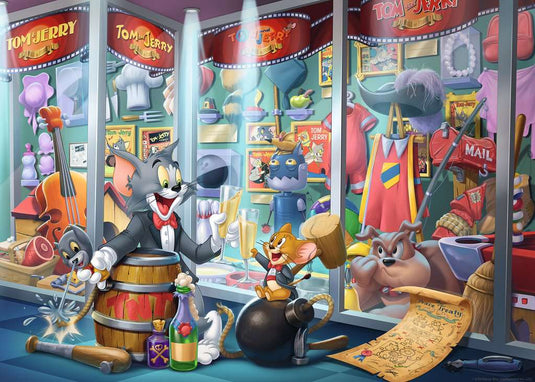 Tom & Jerry Hall of Fame 1000 Piece Jigsaw Puzzle by Ravensburger - 2