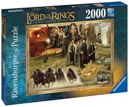 Lord of the Rings: The Fellowship of the Ring 2000 Piece Jigsaw Puzzle by Ravensburger - 2