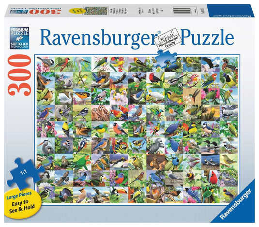99 Delightful Birds 300 Piece Large Format by Ravensburger - 1