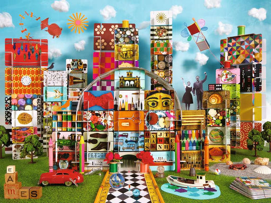 Eames House of Cards Fantasy1500 Piece Puzzle by Ravensburger - 2