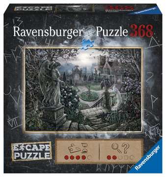 Escape Puzzle: The Garden at Night 368 Piece Jigsaw Puzzle