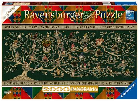 Harry Potter: Black Family Tree 2000 Piece Jigsaw Puzzle by Ravensburger - 3