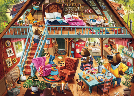 Goldilocks Gets Caught 1000 Piece Jigsaw Puzzle by Ravensburger - 1