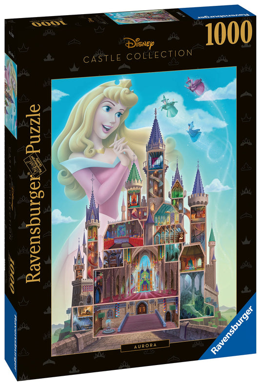 Disney: Aurora Castle 1000 Piece Jigsaw Puzzle by Ravensburger - 2