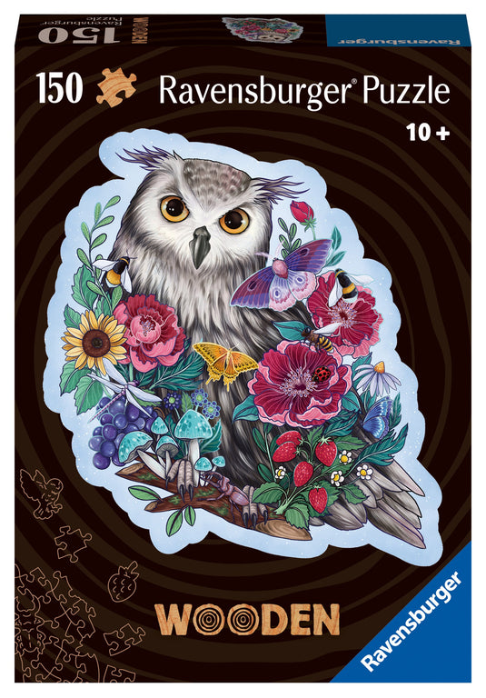 Shaped Owl 150 Piece Jigsaw Puzzle by Ravensburger - 3