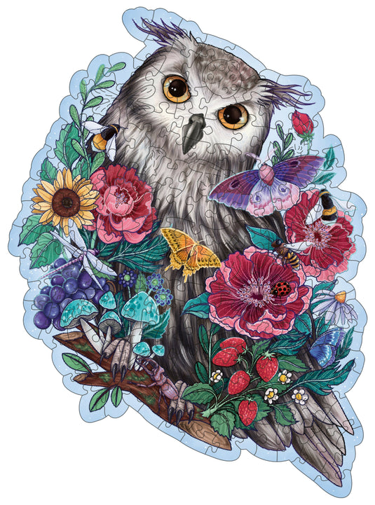 Shaped Owl 150 Piece Jigsaw Puzzle by Ravensburger - 1