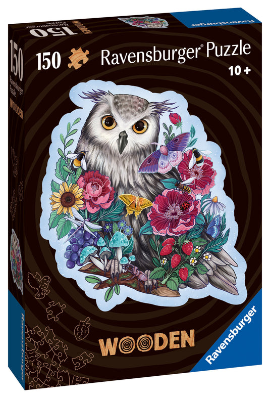 Shaped Owl 150 Piece Jigsaw Puzzle by Ravensburger - 2