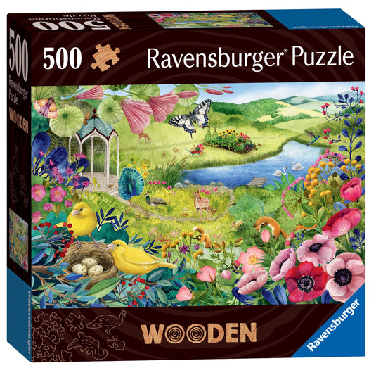 Wildlife Garden 500 Piece Jigsaw Puzzle by Ravensburger - 2
