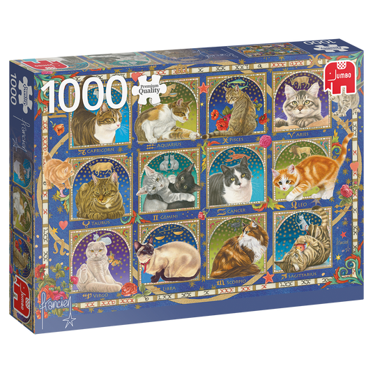 Cat Horoscope 1000 Piece Jigsaw Puzzle by Jumbo