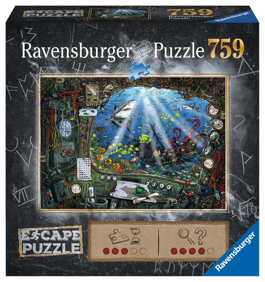 Escape Puzzle: Submarine 759 Piece Jigsaw Puzzle by Ravensburger - 2