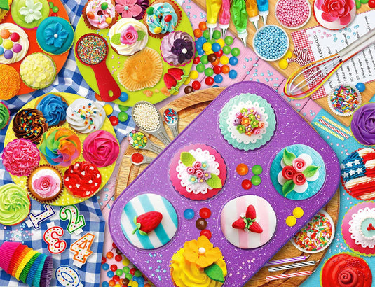 Cupcake Chaos 500 Piece Jigsaw Puzzle by Springbok - 2