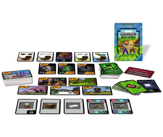 Minecraft Explorers Card Game Board Game by Ravensburger - 4