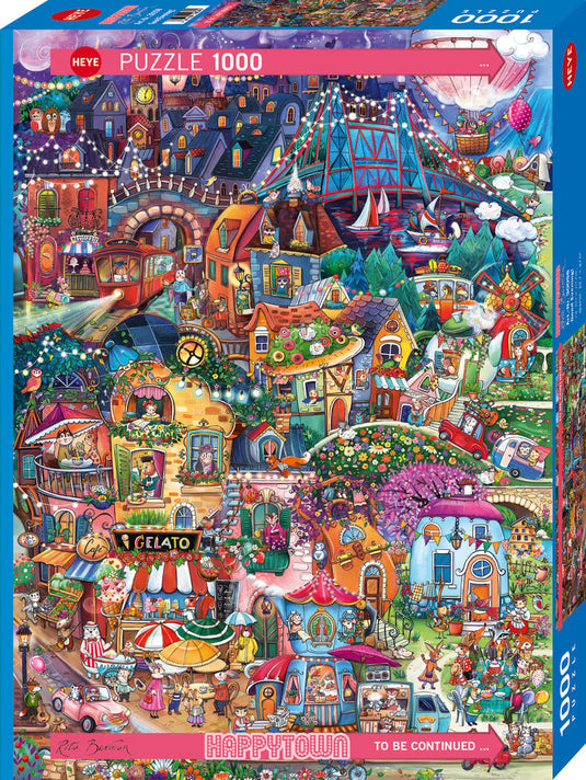 Good Evening!, Berman 1000 Piece Jigsaw Puzzle by Heye - 1