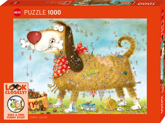 At the Dog, Look Closely! 1000 Piece Jigsaw Puzzle by Heye - 1