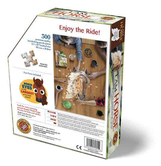 I Am Horse 300 Piece Puzzle by Madd Capp Box Back