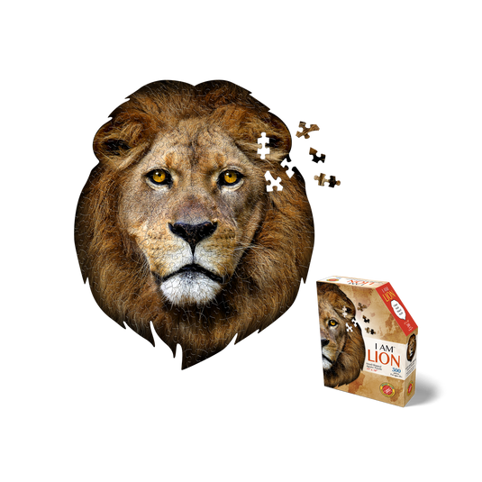 I Am Lion 300 Piece Puzzle by Madd Capp Main Puzzle