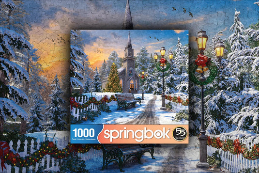 Holiday Church 1000 Piece Jigsaw Puzzle by Springbok