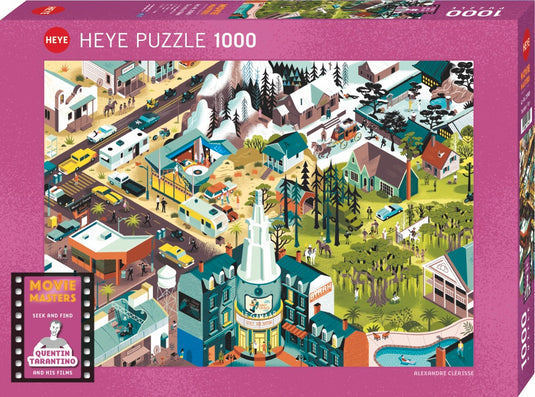 Movie Masters: Tarantino Films 1000 Piece Jigsaw Puzzle by Heye