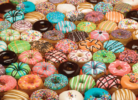Doughnuts 1000 Piece Jigsaw Puzzle by Cobble Hill