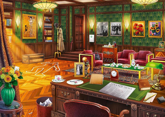 Mystery: A Murderous Birthday 408 Piece Jigsaw Puzzle