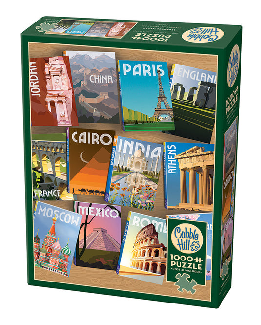 Where to Next? 1000 Piece Jigsaw Puzzle by Cobble Hill - 1