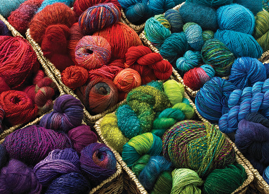 Plenty of Yarn 1000 Piece Jigsaw Puzzle by Cobble Hill - 2