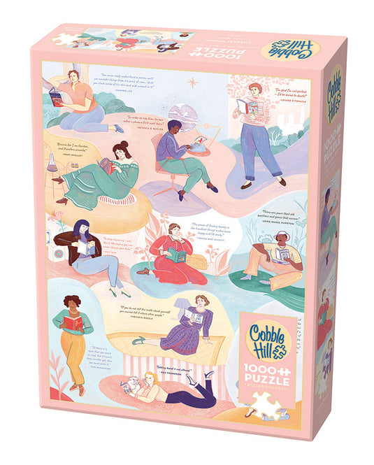 Literary Women 1000 Piece Jigsaw Puzzle by Cobble Hill - 1