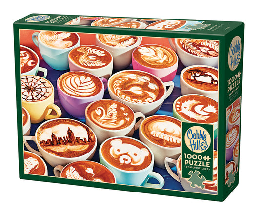 BaristArt 1000 Piece Jigsaw Puzzle by Cobble Hill - 1
