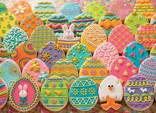 Easter Eggs 1000 Piece Jigsaw Puzzle by Cobble Hill - 2